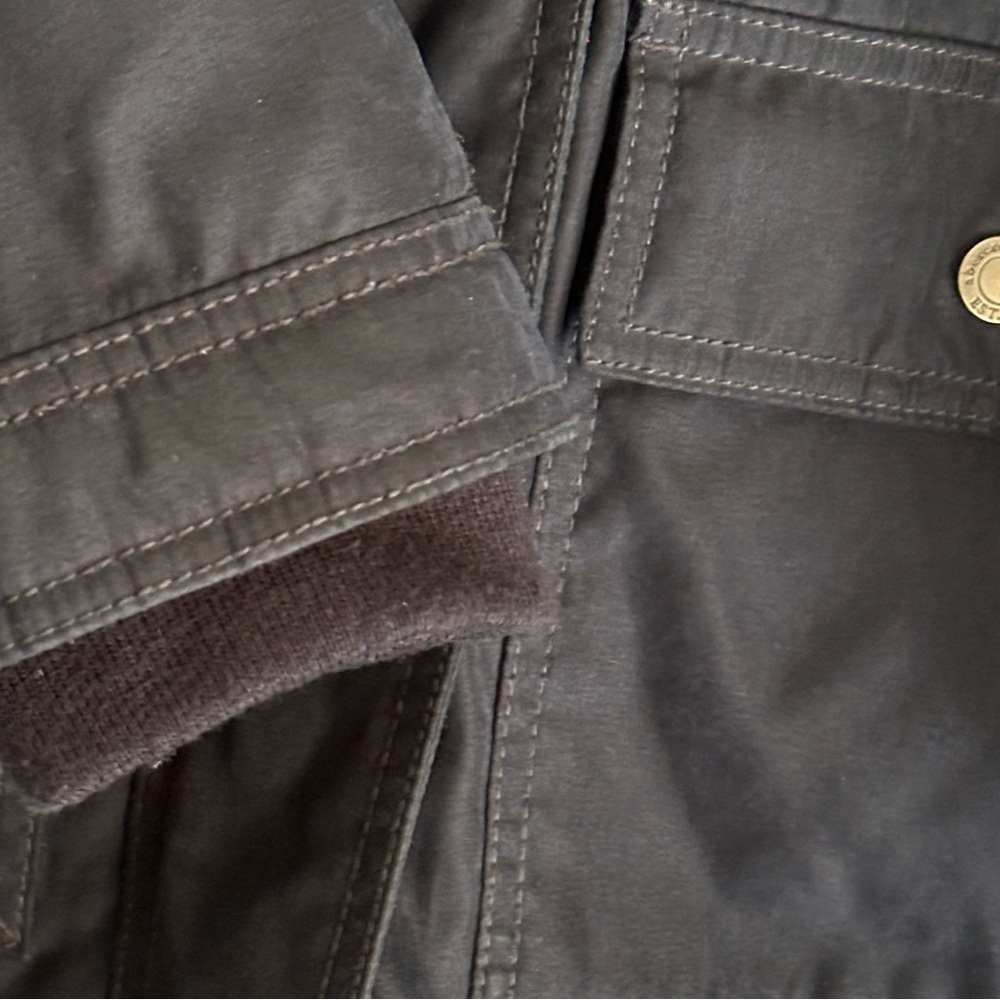 Abercrombie Kids Jacket Faux Fur Lined Multiple Pockets Navy Size 10/12 - Picture 11 of 13